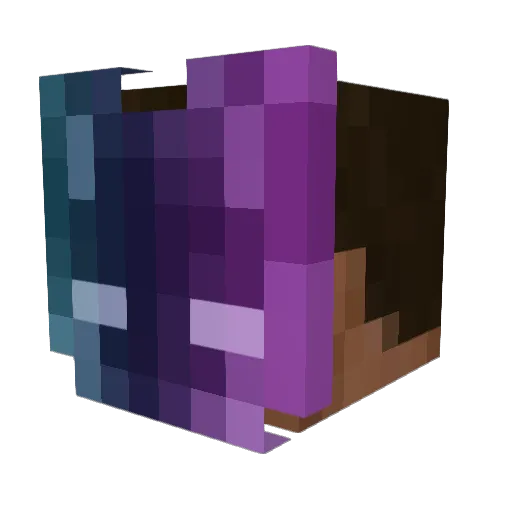 Iliaden Minecraft avatar head, 3D render