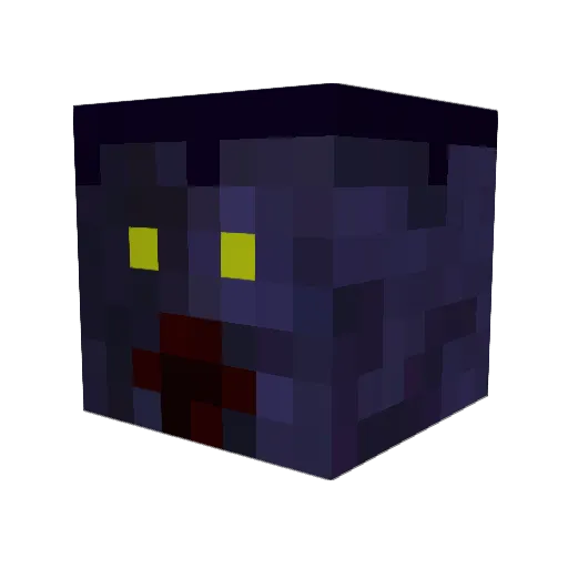 Iliffe Minecraft avatar head, 3D render