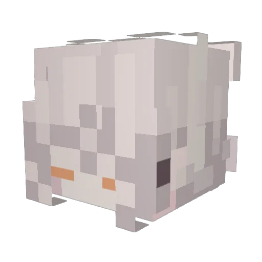 IlikeHuTao Minecraft avatar head, 3D render