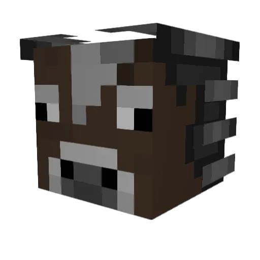 Ilikecowss01 Minecraft avatar head, 3D render