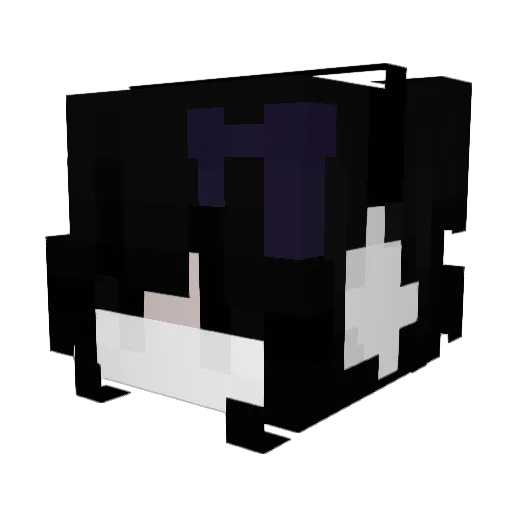 Ilikekitty265 Minecraft avatar head, 3D render