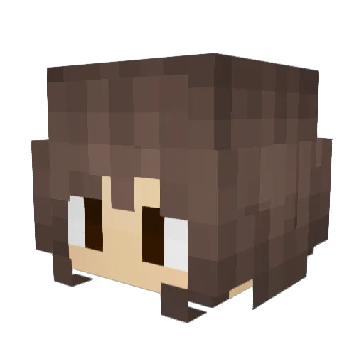 Ilikemanface1 Minecraft avatar head, 3D render