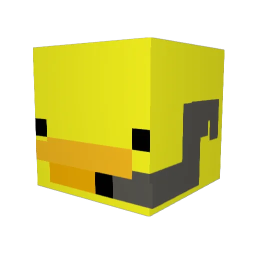 Ilionmaster Minecraft avatar head, 3D render