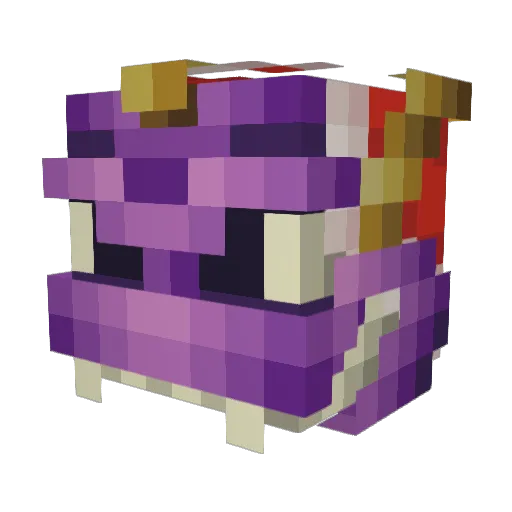 Ill2mii Minecraft avatar head, 3D render