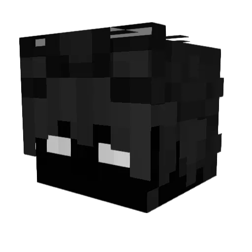 IllChange Minecraft avatar head, 3D render