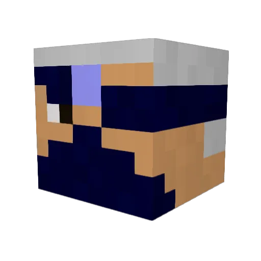 Ill_Kim Minecraft avatar head, 3D render