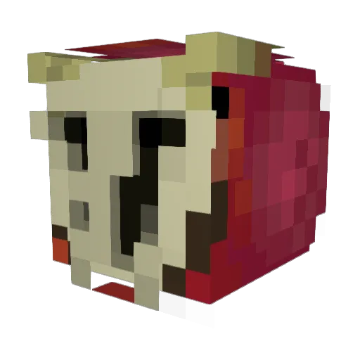 Illavion Minecraft avatar head, 3D render