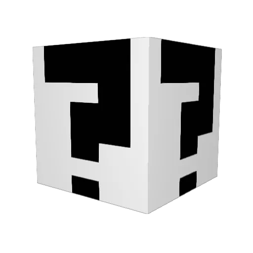 Illegality Minecraft avatar head, 3D render