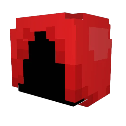 Illuminarum Minecraft avatar head, 3D render
