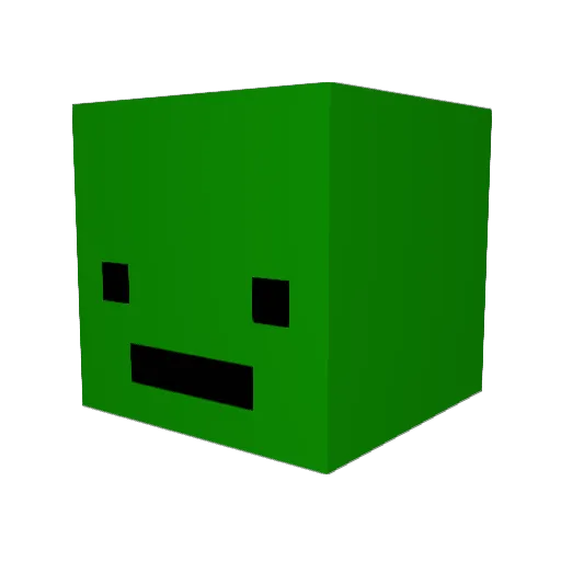 IlluminatiProoo Minecraft avatar head, 3D render