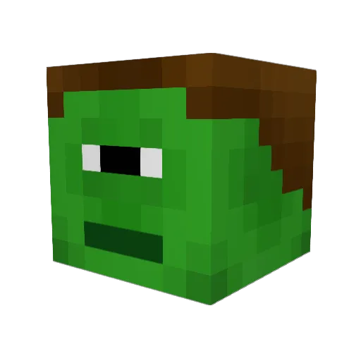 Illuminati_HD Minecraft avatar head, 3D render
