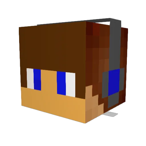 Illuminati_pie Minecraft avatar head, 3D render