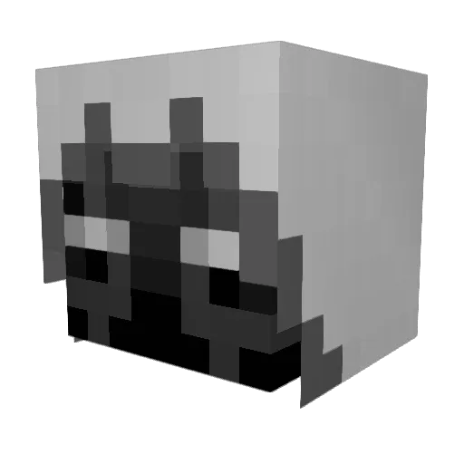 Illuminous_Soul Minecraft avatar head, 3D render