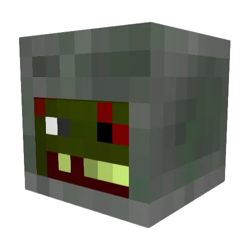 Illusion_Z Minecraft avatar head, 3D render