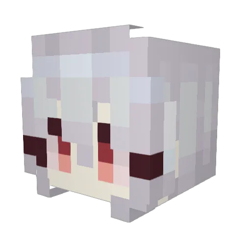 Ilmarinen Minecraft avatar head, 3D render