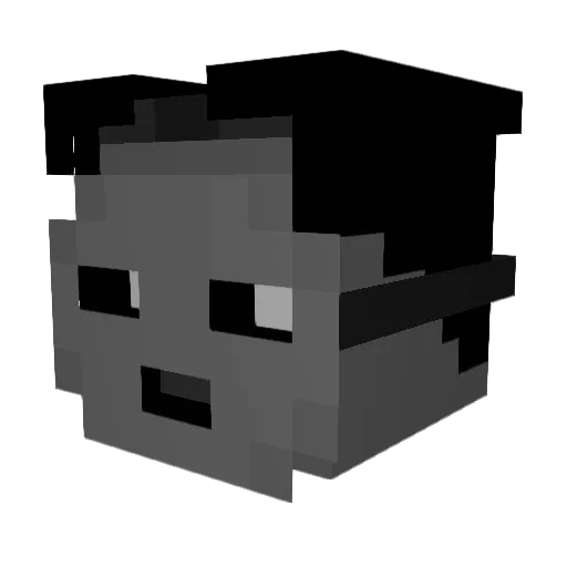 IloveCHROMAKOPIA Minecraft avatar head, 3D render