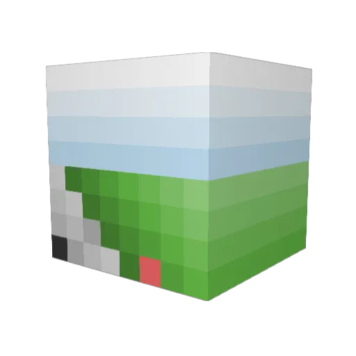 Iloveasians129 Minecraft avatar head, 3D render