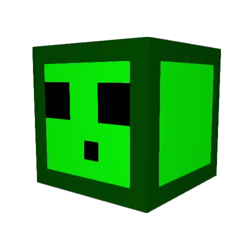 Ilovecomments Minecraft avatar head, 3D render