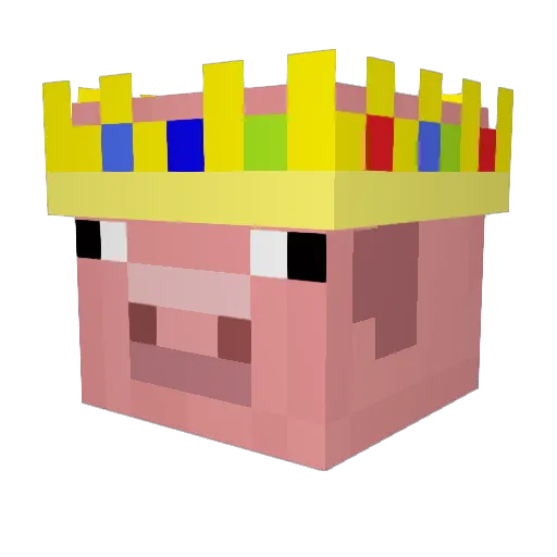 Iloveroblos123 Minecraft avatar head, 3D render