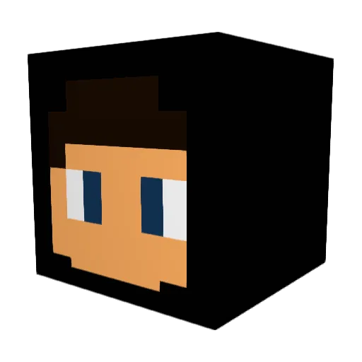 Ilswagger Minecraft avatar head, 3D render