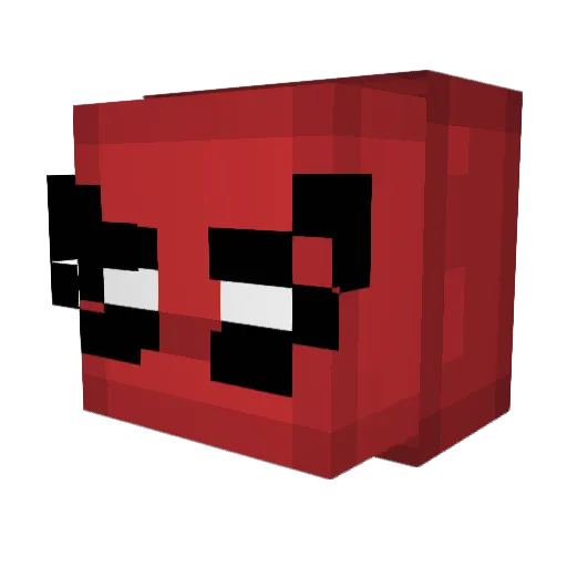 Iluchonsito Minecraft avatar head, 3D render