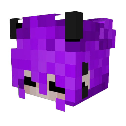 Ilumir Minecraft avatar head, 3D render