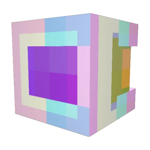 Iluska Minecraft avatar head, 3D render
