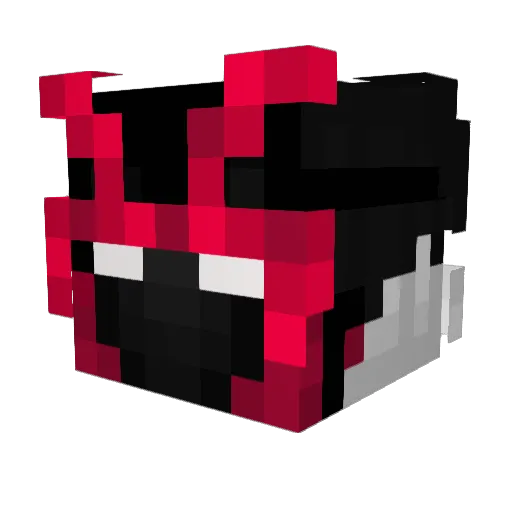 IlyPhoenix8 Minecraft avatar head, 3D render