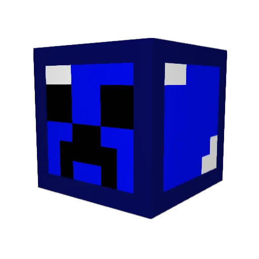 IlyaGameKid Minecraft avatar head, 3D render