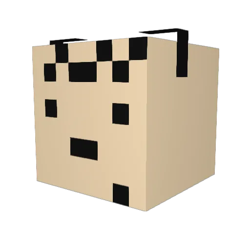 IlyaMark Minecraft avatar head, 3D render