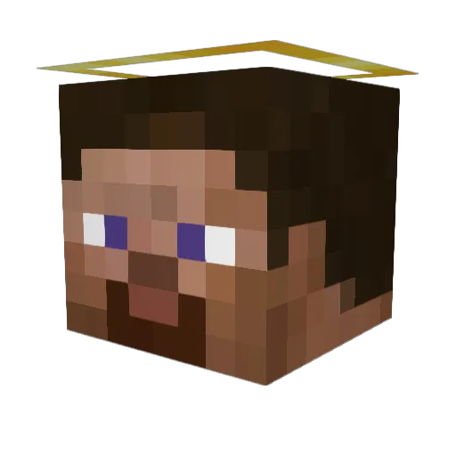 Ilya_pryb Minecraft avatar head, 3D render