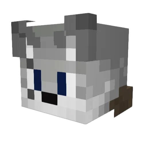 Ilyaka7777 Minecraft avatar head, 3D render