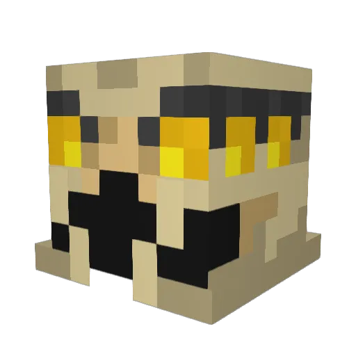 IlyasV00 Minecraft avatar head, 3D render