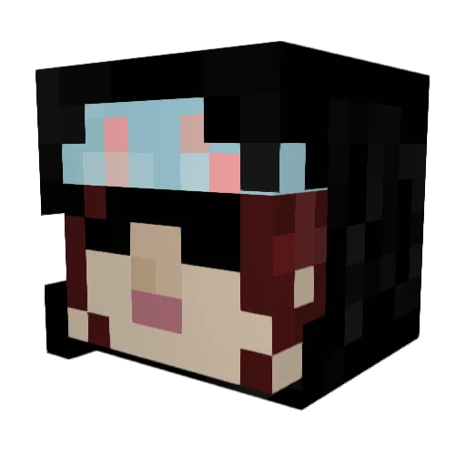 Ilyastelm1 Minecraft avatar head, 3D render