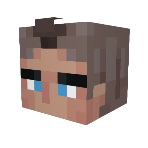 IlykKacper Minecraft avatar head, 3D render