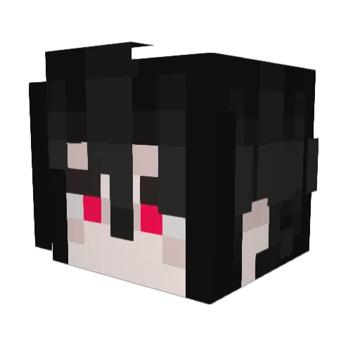 Im1HellOfAButler Minecraft avatar head, 3D render