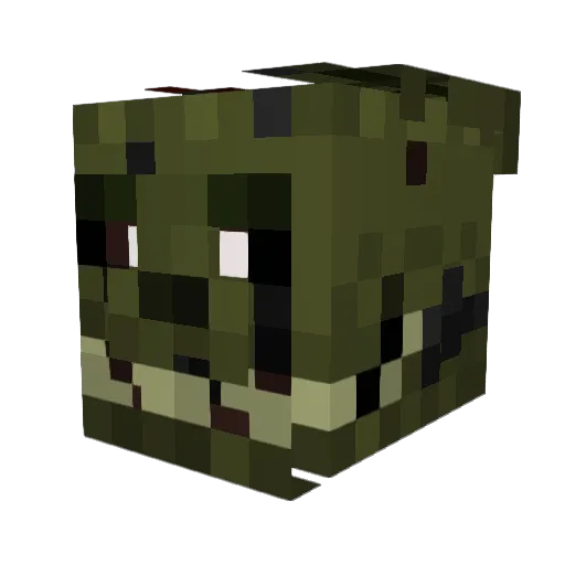 Im270Jack Minecraft avatar head, 3D render