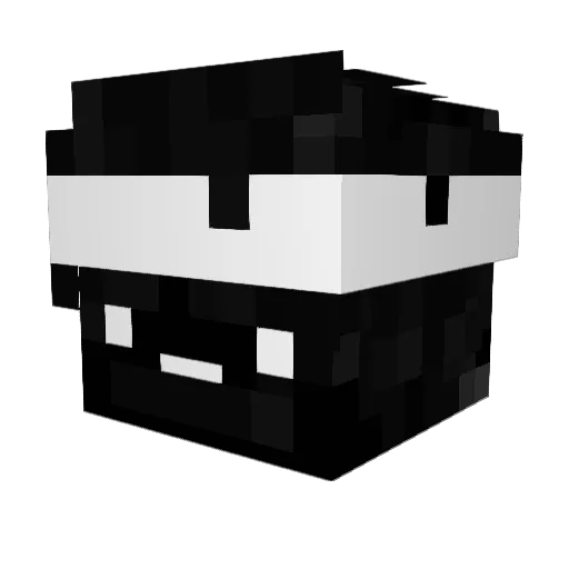 Im3mRx Minecraft avatar head, 3D render
