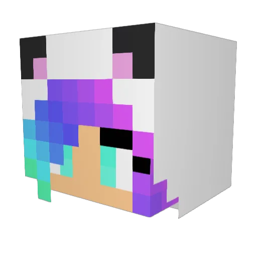 ImACopYouIdiot Minecraft avatar head, 3D render