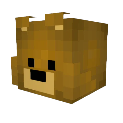 ImAHustle_ Minecraft avatar head, 3D render
