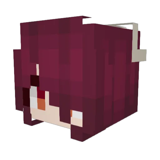 ImANormalFurry Minecraft avatar head, 3D render