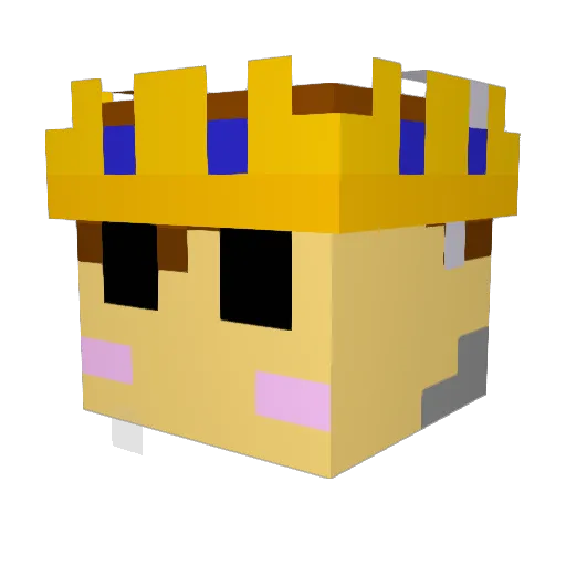 ImARealMermaid7 Minecraft avatar head, 3D render