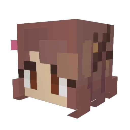 ImASweetUnicorn Minecraft avatar head, 3D render
