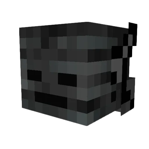 ImAWither Minecraft avatar head, 3D render