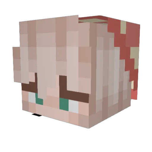 ImA_Unicorn76 Minecraft avatar head, 3D render