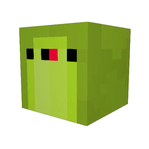 ImAbez Minecraft avatar head, 3D render