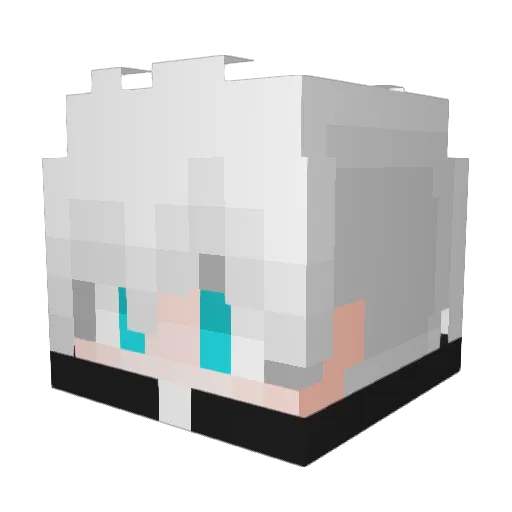 ImAbood Minecraft avatar head, 3D render