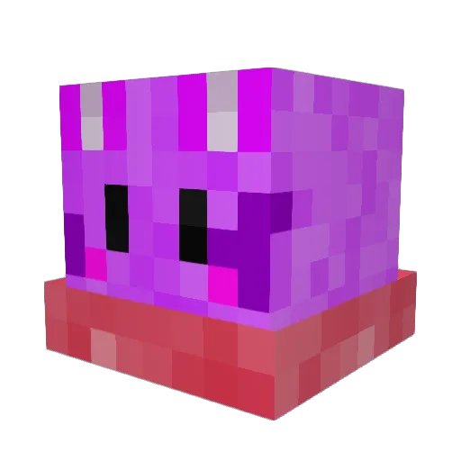 ImAcoconut Minecraft avatar head, 3D render