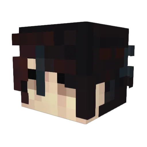 ImAddictedToSRP Minecraft avatar head, 3D render
