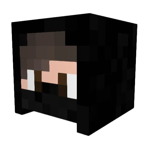 ImAhWack Minecraft avatar head, 3D render